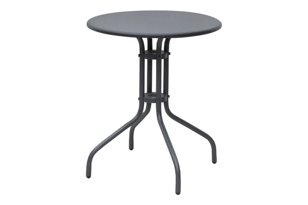 Τραπέζι Κήπου μεταλλικό Grey Φ60cm.