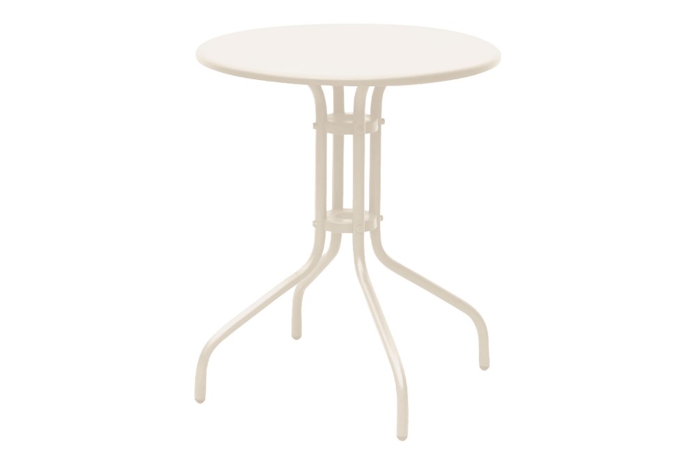 Τραπέζι Κήπου μεταλλικό Ivory Φ60cm.