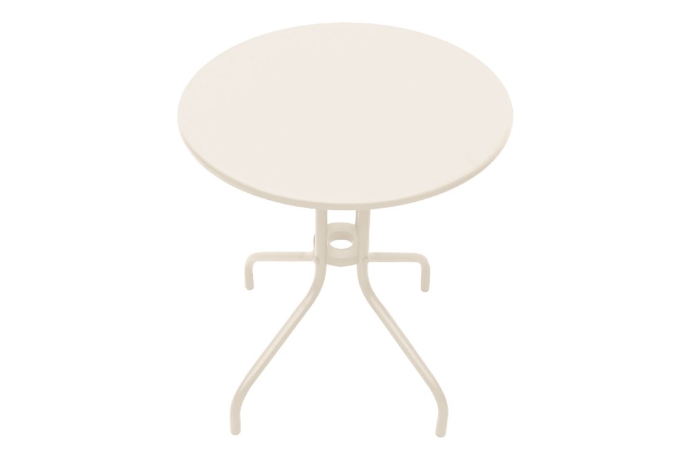 Τραπέζι Κήπου μεταλλικό Ivory Φ60cm. Τραπέζι Κήπου μεταλλικό Ivory Φ60cm.
