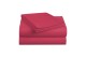 Σεντόνια Βαμβακοσατέν Σετ με 2 μαξιλαροθήκες 100% βαμβακερά 240x270cm Dark Coral