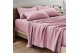 Σεντόνια Βαμβακοσατέν Σετ με 2 μαξιλαροθήκες 100% βαμβακερά 240x270cm Pink