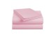 Σεντόνια Βαμβακοσατέν Σετ με 2 μαξιλαροθήκες 100% βαμβακερά 240x270cm Pink