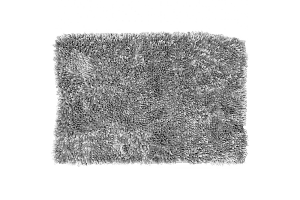 Πατάκι μπάνιου polyester βαρύ με αντιολισθητικό πάτο Dark Grey 50x80cm