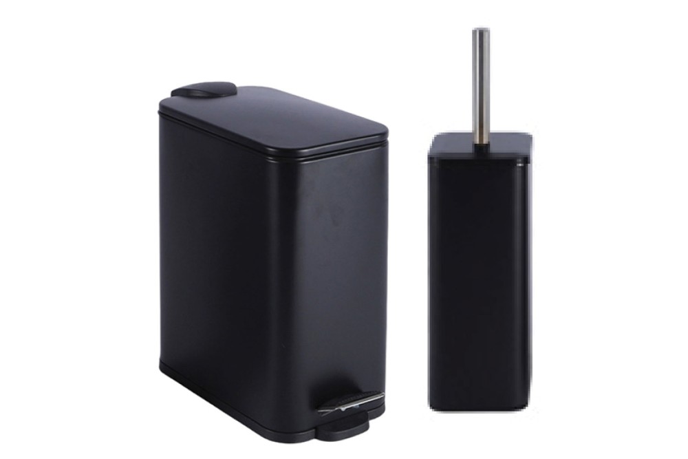 Πεντάλ μεταλλικό 5lt & Πιγκάλ Black ΣΕΤ 2τεμ.