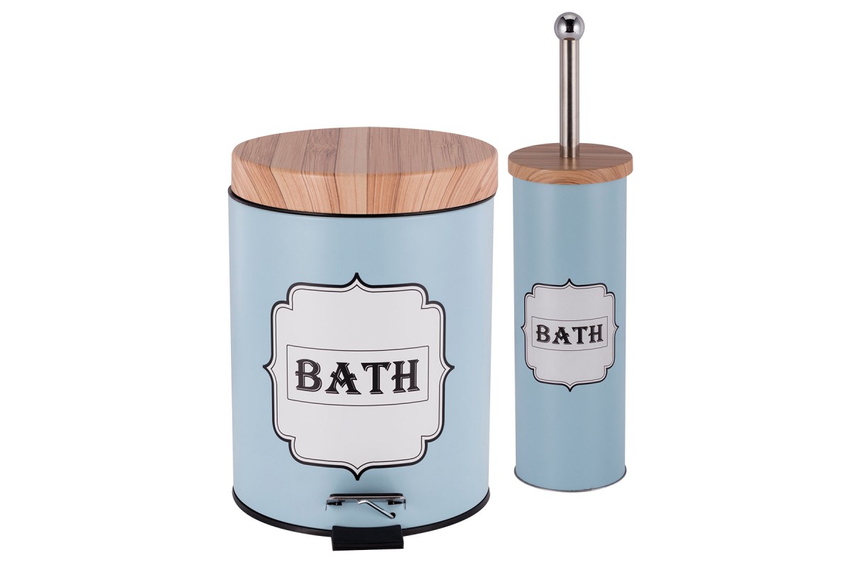 Πεντάλ μεταλλικό 5lt & Πιγκάλ Bath ΣΕΤ 2τεμ.
