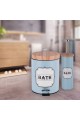 Πεντάλ μεταλλικό 5lt & Πιγκάλ Bath ΣΕΤ 2τεμ.