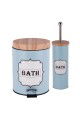 Πεντάλ μεταλλικό 5lt & Πιγκάλ Bath ΣΕΤ 2τεμ.