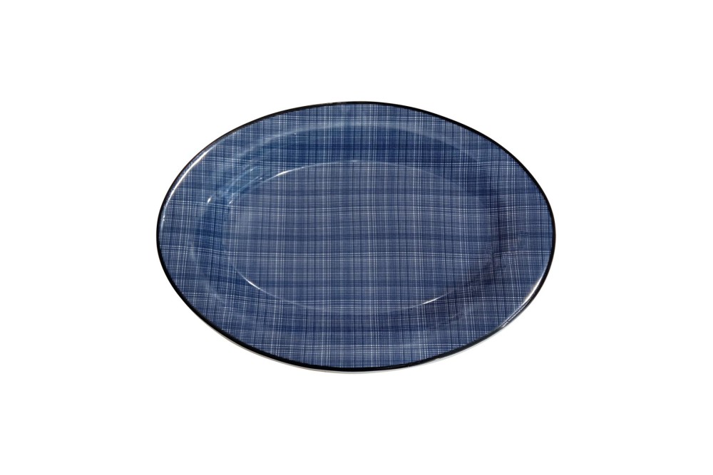 Πιατέλα Πορσελάνης Οβάλ Blue 25cm. Πιατέλα Πορσελάνης Οβάλ Blue 25cm.