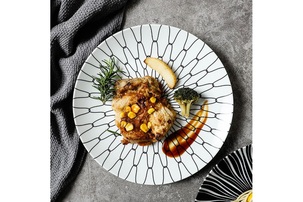 Πιάτο Πορσελάνης Ρηχό Inglaze 18cm.