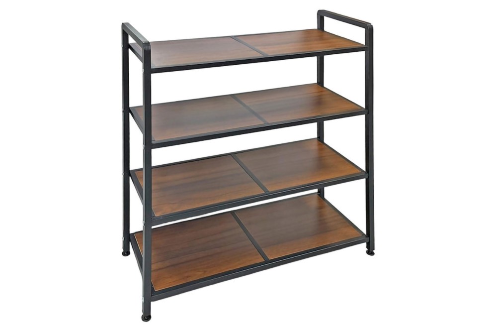 Παπουτσοθήκη Ξύλινη με μεταλλικό Σκελετό Brown 74x27x74cm Παπουτσοθήκη Ξύλινη με μεταλλικό Σκελετό Brown 74x27x74cm