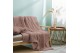 Κουβέρτα Popcorn Dusty Pink Μονή 150x220cm.