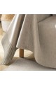 Ριχτάρι με Φάσα Ριγέ Τριθέσιο Beige 180x280cm