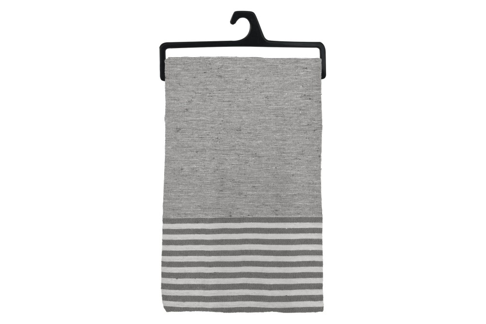 Ριχτάρι με Φάσα Ριγέ Διθέσιο Grey 180x230cm