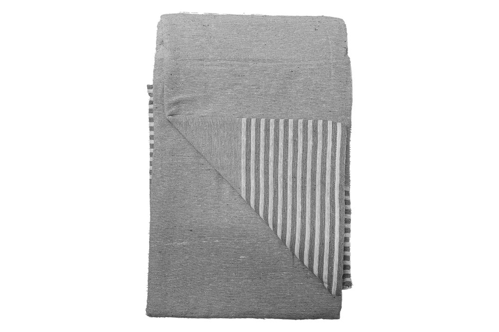 Ριχτάρι με Φάσα Ριγέ Διθέσιο Grey 180x230cm