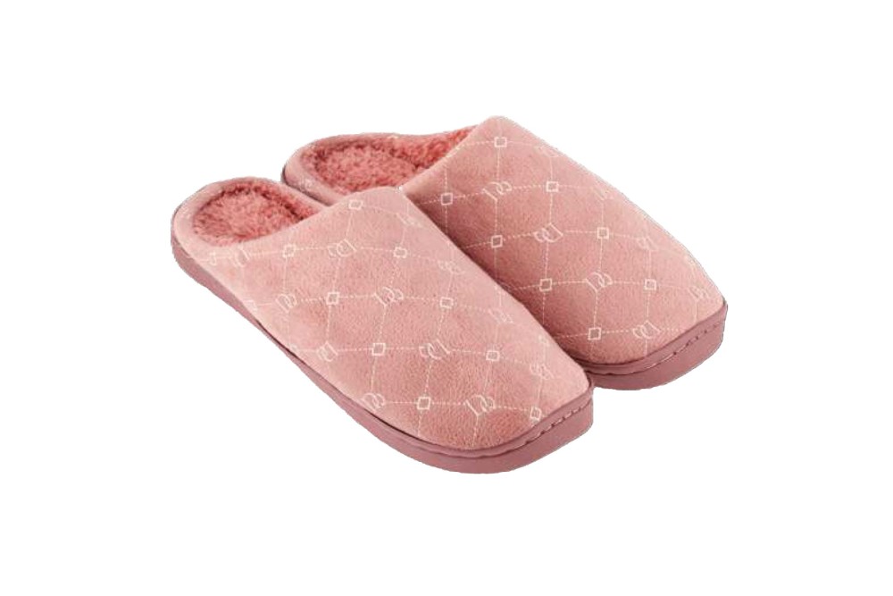 Παντόφλες Γυναικείες Βελουτέ Pink Παντόφλες Γυναικείες Βελουτέ Pink