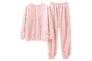 Πυτζάμα Γυναικεία Supersoft Pink Extra Large