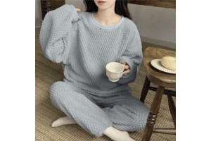 Πυτζάμα Γυναικεία Supersoft Grey Extra Large