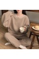 Πυτζάμα Γυναικεία Supersoft Taupe Large