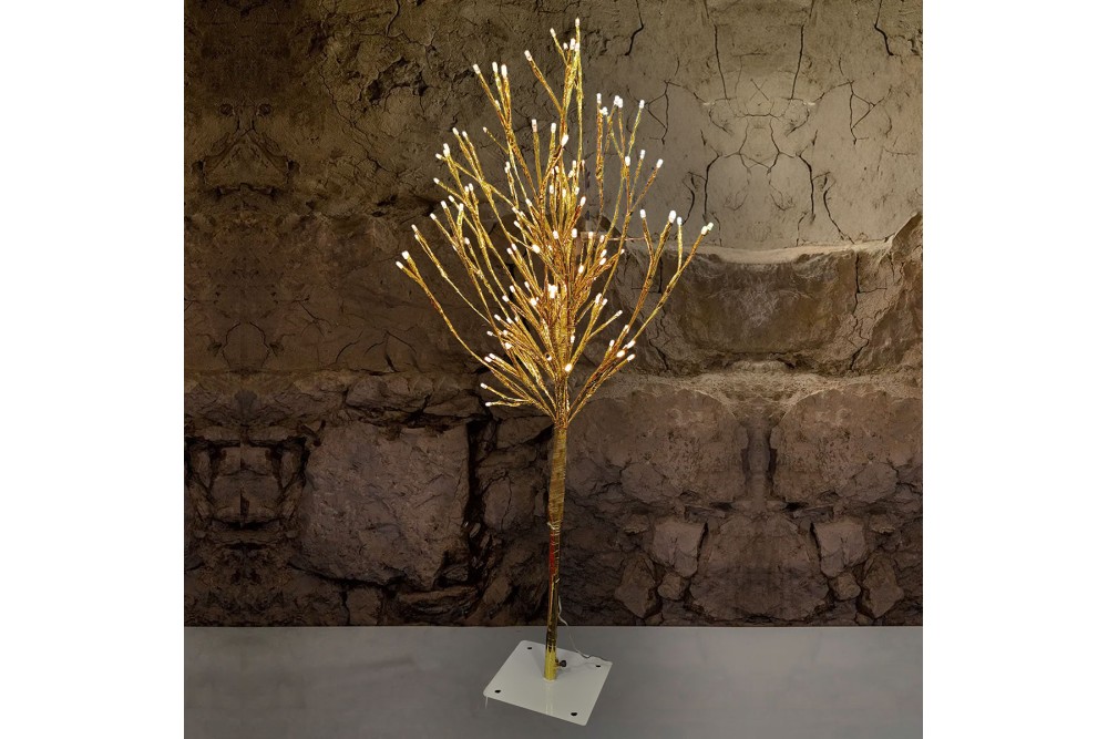 Δέντρο Φωτιζόμενο 138 LED Χρυσό 90cm IP44 Δέντρο Φωτιζόμενο 138 LED Χρυσό 90cm IP44