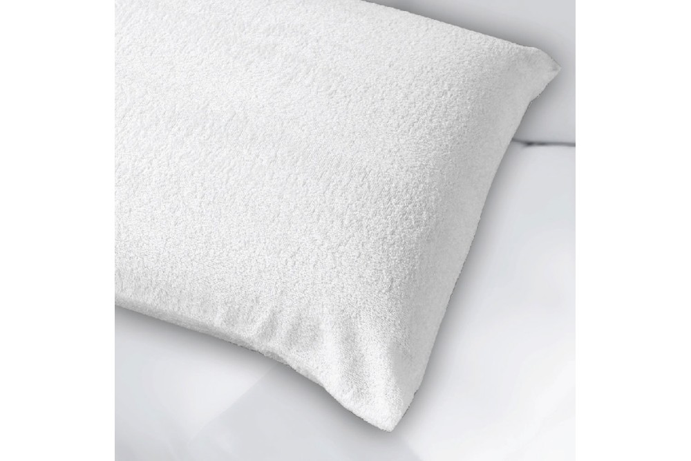 Μαξιλαροθήκες πετσετέ αδιάβροχες 50x70cm Σετ 2 τεμάχια