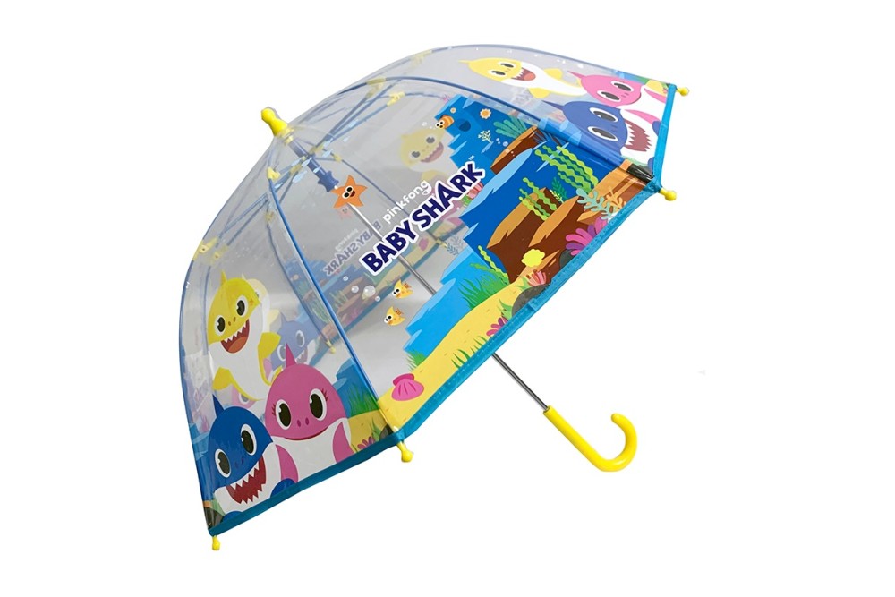 ΟΜΠΡΕΛΑ ΠΑΙΔΙΚΗ BABY SHARK ΧΕΙΡΟΚΙΝΗΤΗ 45εκ. ΠΟΛΥΧΡΩΜΗ ΔΙΑΦΑΝΕΣ 