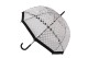 Ομπρέλα Βροχής Αυτόματη με Μπαστούνι Διάφανη Πουά Μαύρο 58,5cm Ομπρέλα Βροχής Αυτόματη με Μπαστούνι Διάφανη Πουά Μαύρο 58,5cm
