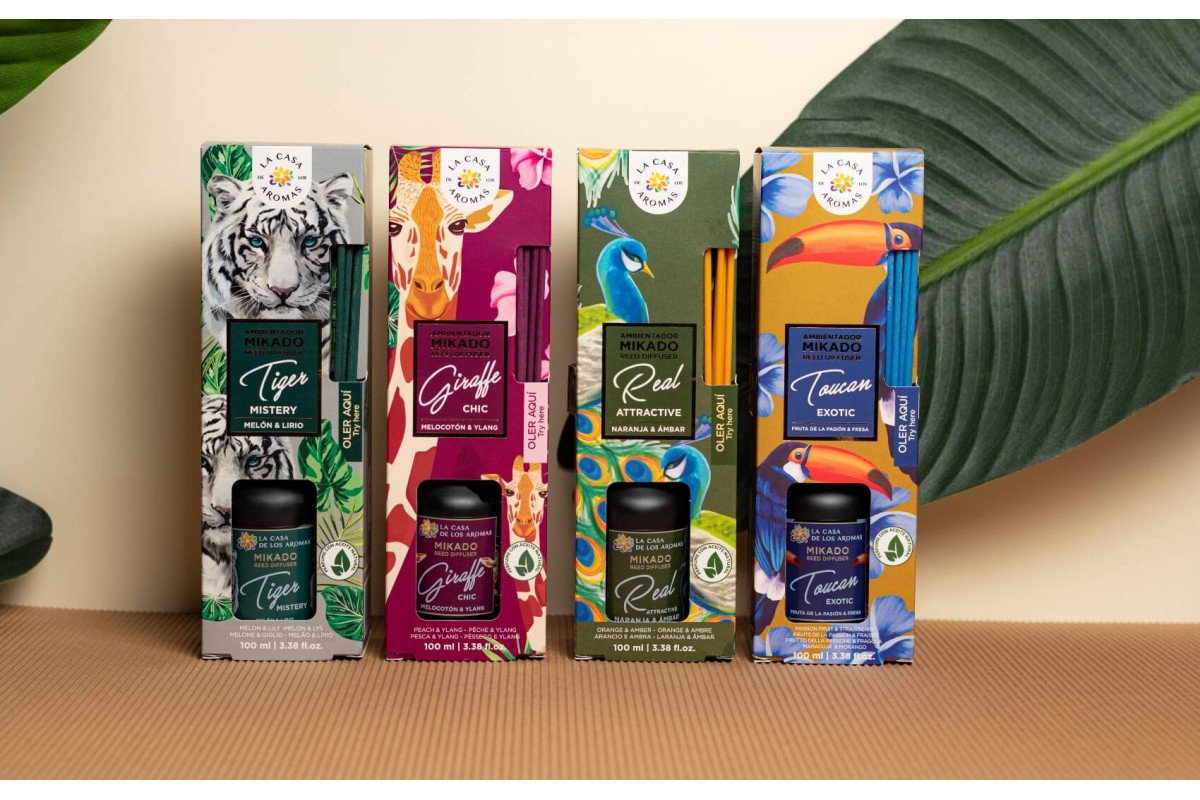 Αρωματικό χώρου με sticks ylang & ροδάκινο 100ml