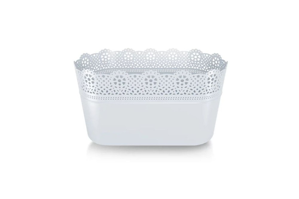 LACE ΛΕΥΚΟ ΠΛΑΣΤΙΚΟ ΚΑΣΠΩ 28,5Χ13,5Χ15ΕΚ