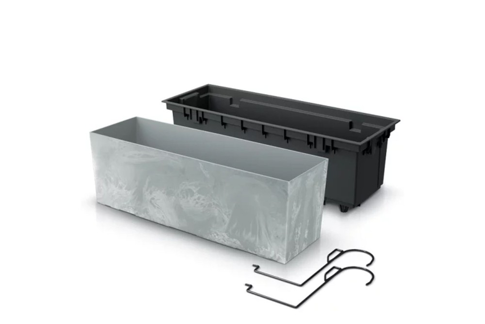 URBI CASE BETTON EFFECT W CONCRETE ΠΛΑΣΤΙΚΟ ΚΑΣΠΩ 58X18X19,5ΕΚ