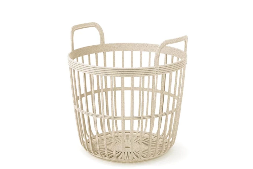 ZOE BASKET ECO WOOD ΚΡΕΜ ΠΛΑΣΤΙΚΟ ΚΑΛΑΘΙ Φ42Χ41ΕΚ