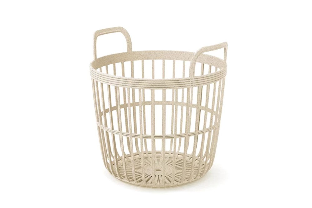 ZOE BASKET ECO WOOD ΚΡΕΜ ΠΛΑΣΤΙΚΟ ΚΑΛΑΘΙ Φ36Χ36ΕΚ