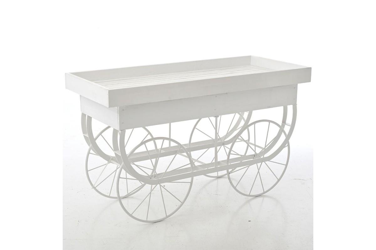 ΣΙΔΕΡΕΝΙΟ ΚΑΡΟΤΣΙ ΜΕ ΡΟΔΕΣ 135X60X67EK