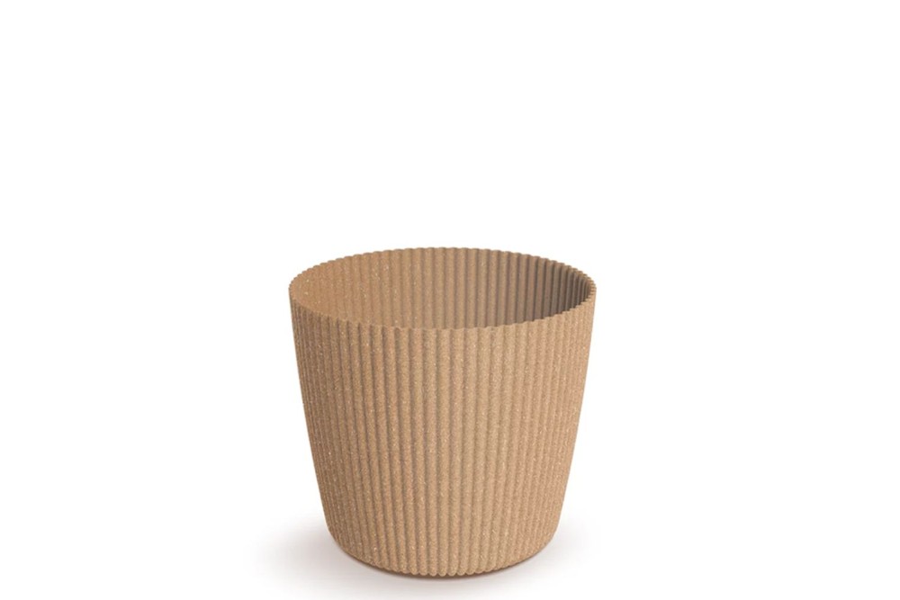 MILLY ROUND ECO WOOD ΦΥΣΙΚΟ ΧΡΩΜΑ ΠΛΑΣΤΙΚΟ ΚΑΣΠΩ Φ15Χ13ΕΚ