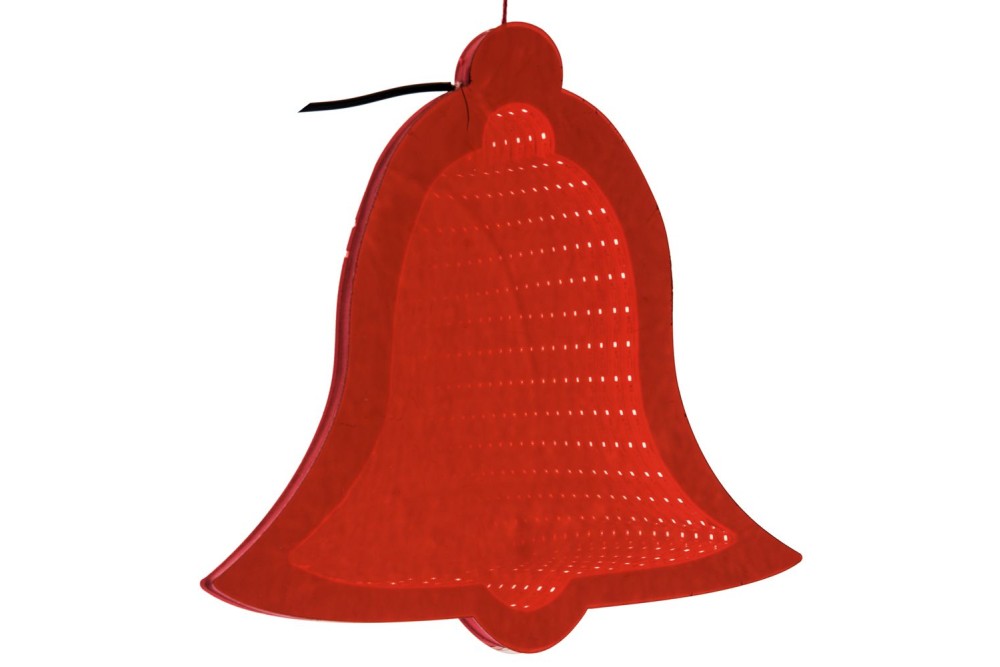 ΚΑΜΠΑΝΑ 3D LED 30ΕΚ ΚΟΚΚΙΝΟ ΡΕΥΜΑΤΟΣ ΚΑΜΠΑΝΑ 3D LED 30ΕΚ ΚΟΚΚΙΝΟ ΡΕΥΜΑΤΟΣ