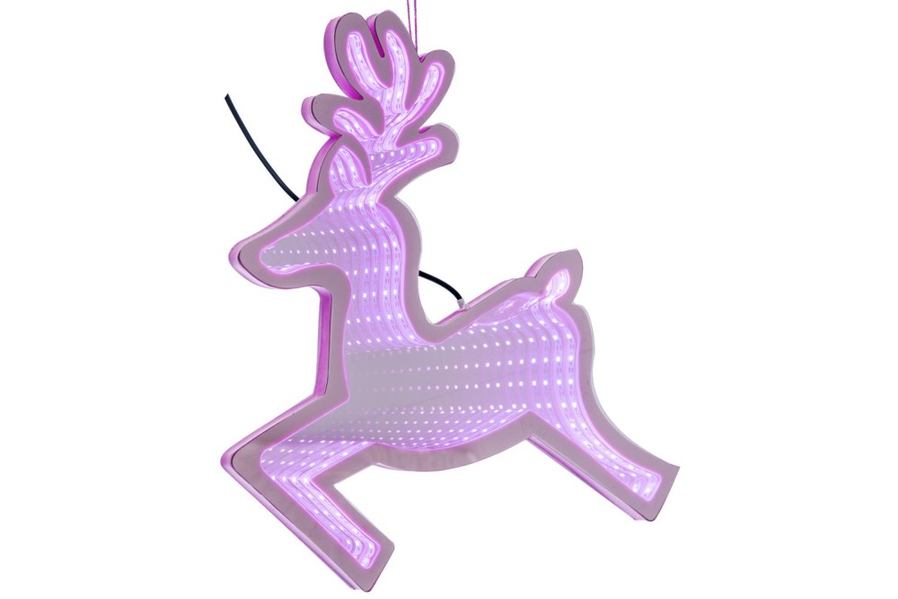 ΕΛΑΦΙ 3D LED 40ΕΚ ΡΟΖ ΡΕΥΜΑΤΟΣ