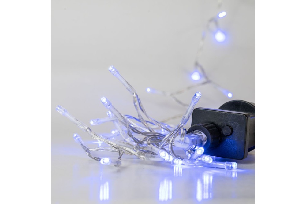 100 LED ΔΙΑΦΑΝΟ ΜΠΛΕ 8ΠΡΟΓΡΑΜ 5ΜΕΤΡΑ ΕΣΩΤ AND ΕΞΩΤ ΧΩΡΟΥ