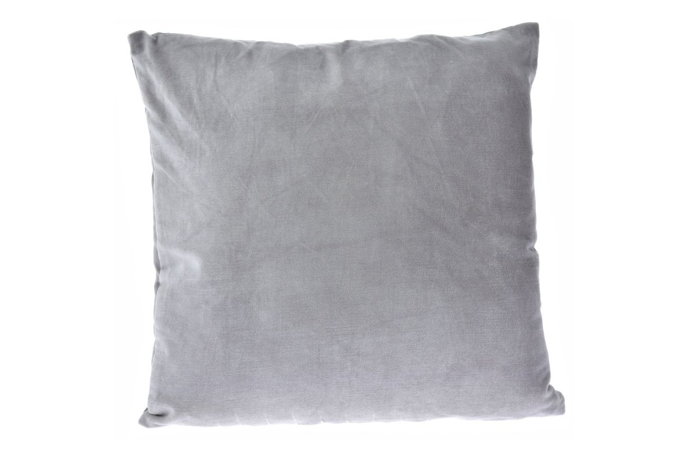 ΒΕΛΟΥΔΙΝΟ ΜΑΞΙΛΑΡΙ 45Χ45ΕΚ ΓΚΡΙ ΒΑΜΒΑΚΕΡΟ ΜΕ ΓΕΜΙΣΜΑ