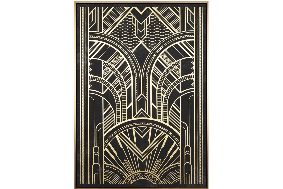 ΠΙΝΑΚΑΣ 70Χ100 ΕΚ ART DECO ΘΕΜΑ ΤΥΠΩΜΑ ΣΕ ΚΑΜΒΑ