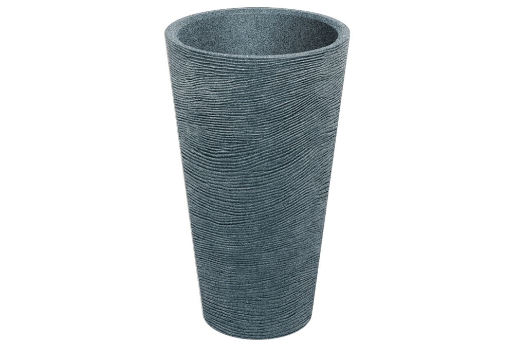 TUBRA ROUND SLIM GRANITE ΠΛΑΣΤΙΚΟ ΚΑΣΠΩ 60Χ60Χ100ΕΚ