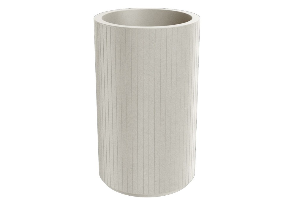 CORO ROUND HIGH SAND ΠΛΑΣΤΙΚΟ ΚΑΣΠΩ 48Χ48Χ80ΕΚ