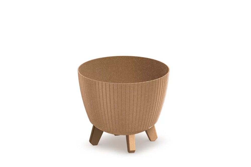 LAMIA ECO WOOD ΦΥΣΙΚΟ ΧΡΩΜΑ ΠΛΑΣΤΙΚΟ ΚΑΣΠΩ 23Χ23Χ20ΕΚ