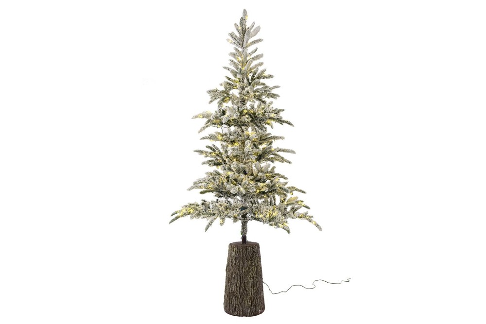ΔΕΝΔΡΟ PRE-LIT PRINCESS PINE 240EK ME 300 ΛΕΥΚΑ LED ΣΕ FIBER GLASS RESIN ΒΑΣΗ