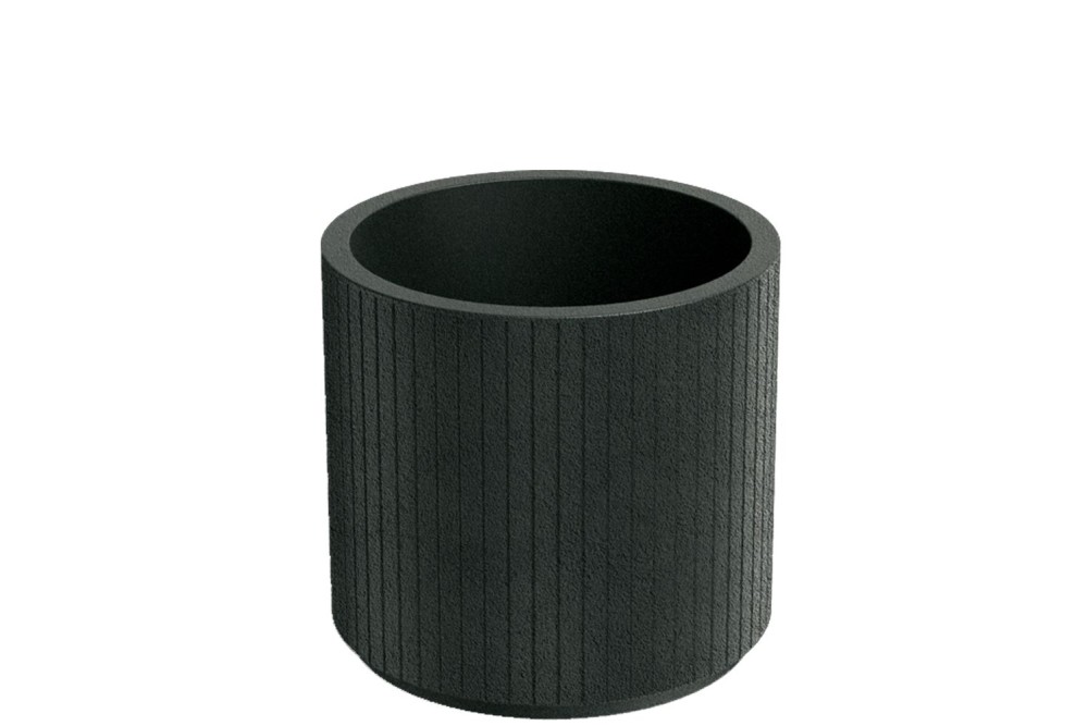 CORO ROUND CHARCOAL ΠΛΑΣΤΙΚΟ ΚΑΣΠΩ 40X40X36EK