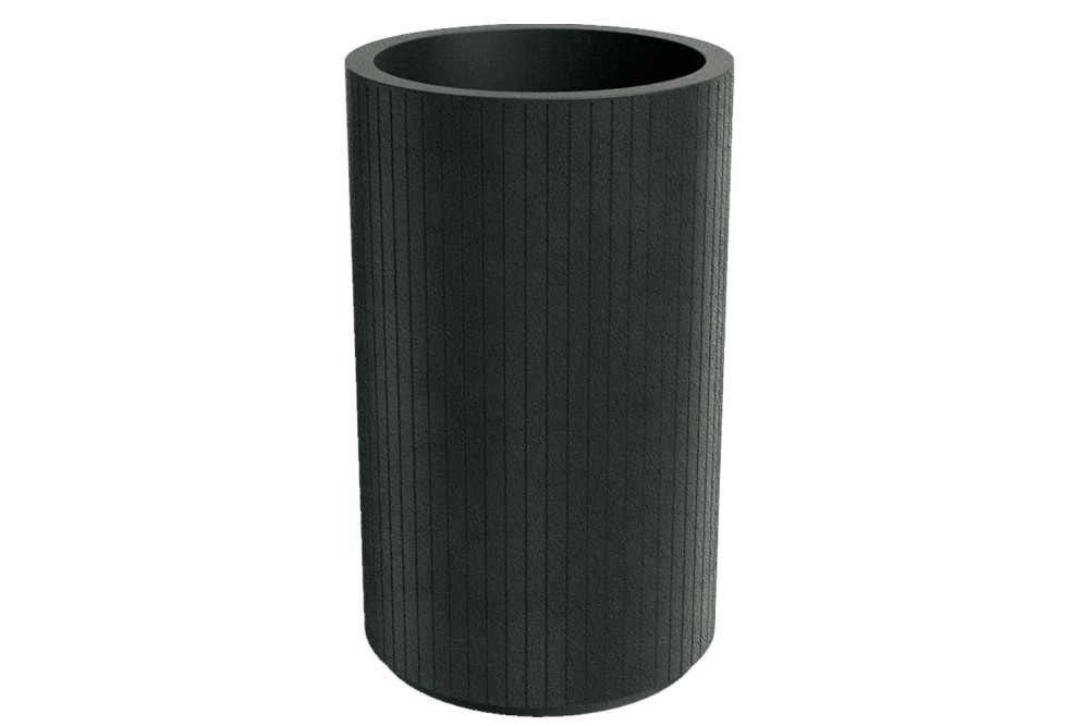 CORO ROUND HIGH CHARCOAL ΠΛΑΣΤΙΚΟ ΚΑΣΠΩ 48X48X80EK