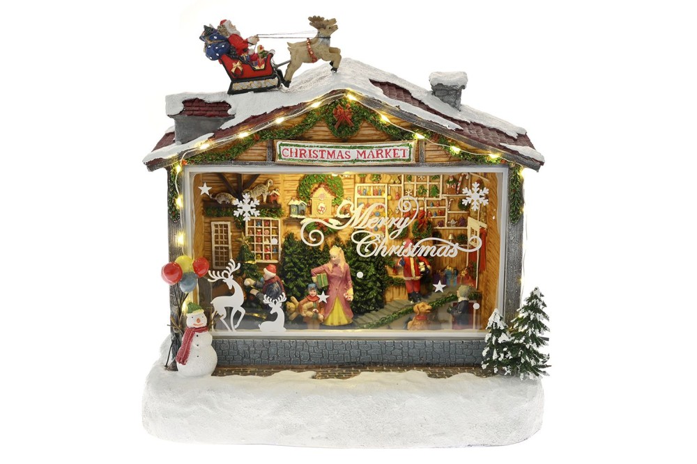 ΧΡΙΣΤΟΥΓΕΝΝΙΑΤΙΚΟ ΜΑΓΑΖΙ CHRISTMAS MARKET ΜΕ ΦΩΣ ΚΙΝΗΣΗ ΚΑΙ ΜΟΥΣΙΚΗ 27Χ15Χ27ΕΚ ΡΕΥΜΑΤΟΣ ΧΡΙΣΤΟΥΓΕΝΝΙΑΤΙΚΟ ΜΑΓΑΖΙ CHRISTMAS MARKET ΜΕ ΦΩΣ ΚΙΝΗΣΗ ΚΑΙ ΜΟΥΣΙΚΗ 27Χ15Χ27ΕΚ ΡΕΥΜΑΤΟΣ
