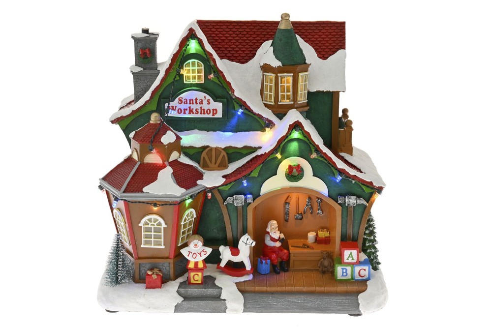 ΕΡΓΑΣΤΗΡΙΟ ΑΓΙΟΥ ΒΑΣΙΛΗ ΜΕ ΦΩΣ ΚΑΙ ΜΟΥΣΙΚΗ 28Χ17Χ28ΕΚ ΜΠΑΤΑΡΙΑΣ