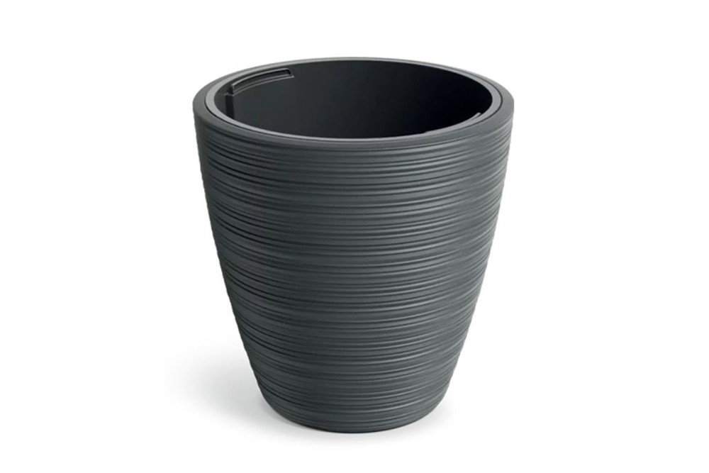 VENA ROUND ΣΚΟΥΡΟ ΓΚΡΙ ΠΛΑΣΤΙΚΟ ΚΑΣΠΩ Φ30Χ30ΕΚ