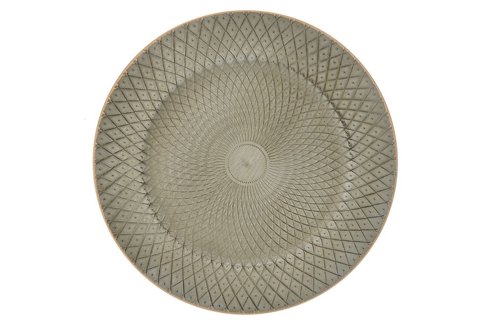 ΓΚΡΙ ΣΤΡΟΓΓΥΛΟ ΠΛΑΣΤΙΚΟ ΠΙΑΤΟ 33ΕΚ