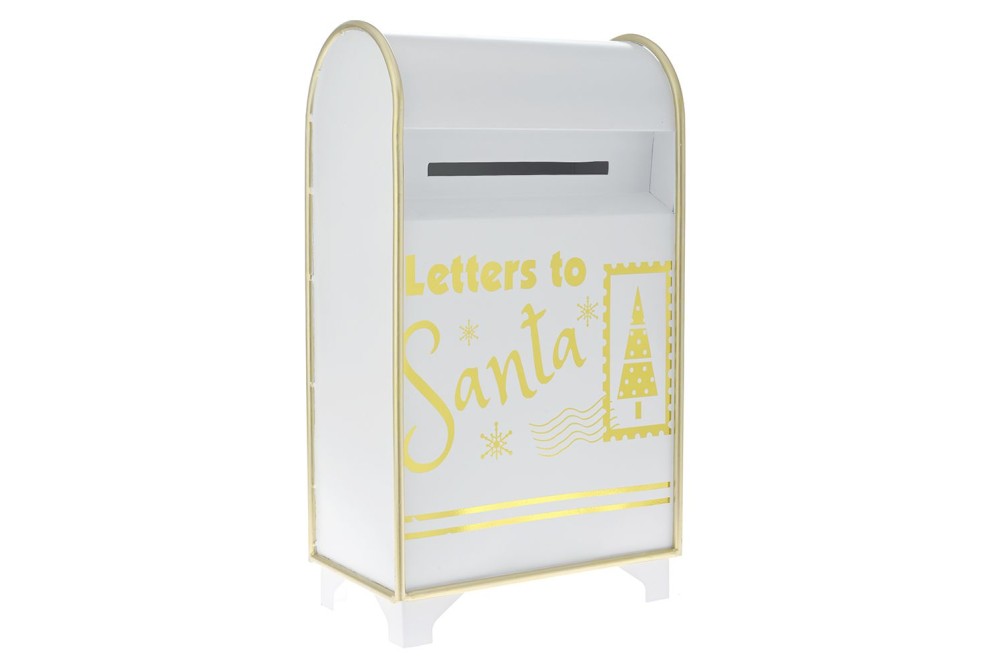 ΛΕΥΚΟ ΧΡΥΣΟ ΜΕΤΑΛΛΙΚΟ ΓΡΑΜΜΑΤΟΚΙΒΩΤΙΟ 35Χ22Χ62ΕΚ