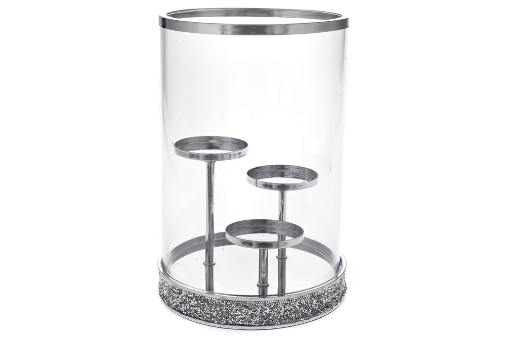 ΑΣΗΜΙ ΚΗΡΟΠΗΓΙΟ ME 3 ΒΑΣΕΙΣ ΜΕ ΓΥΑΛΙ Φ21x30EK ΑΣΗΜΙ ΚΗΡΟΠΗΓΙΟ ME 3 ΒΑΣΕΙΣ ΜΕ ΓΥΑΛΙ Φ21x30EK